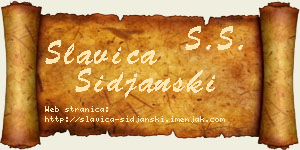 Slavica Šiđanski vizit kartica